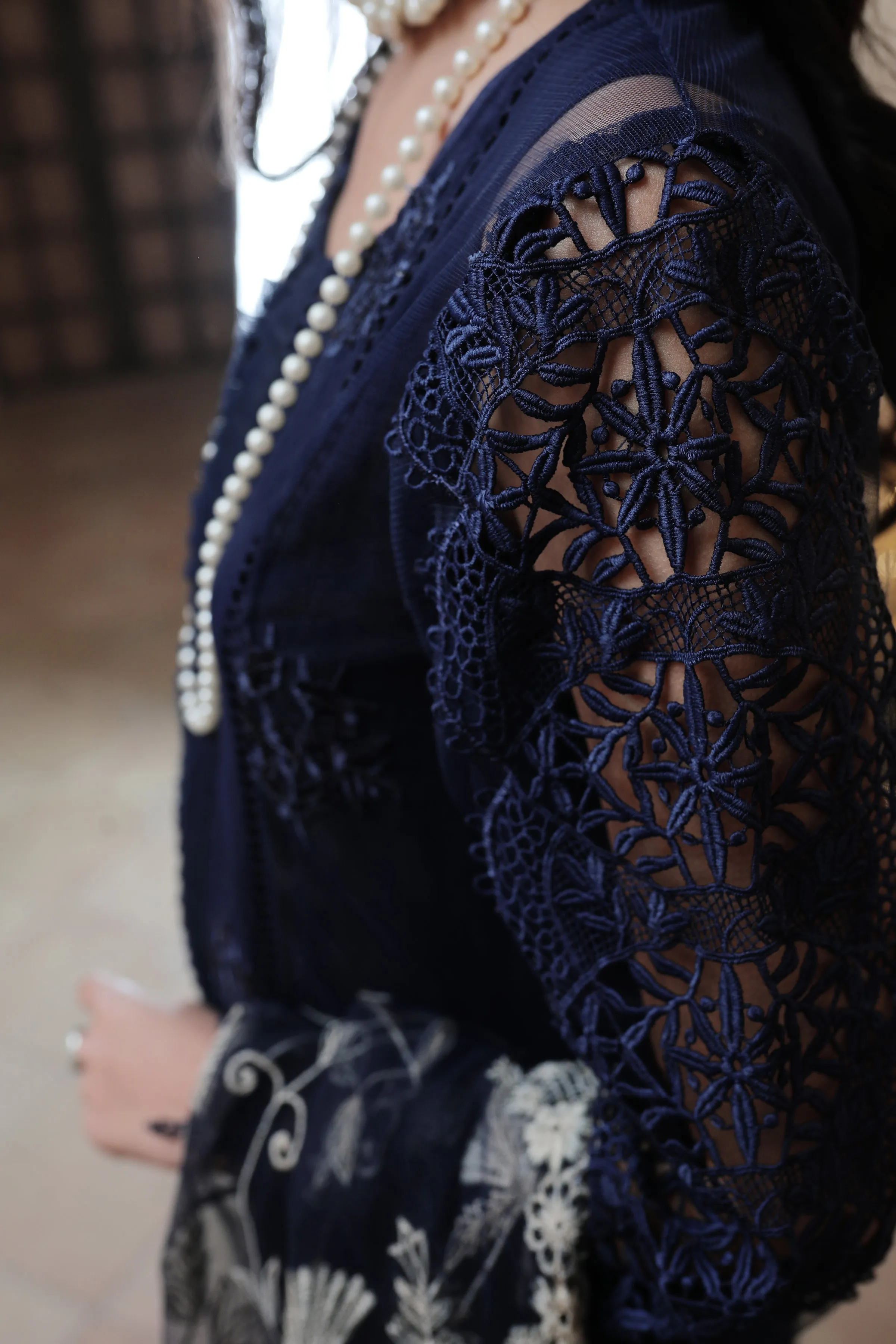 Salwar Kameez Pakistani in Royal Blue Shade #PF355