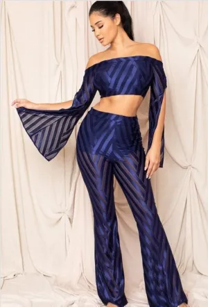 Sexy me Sheer Navy Set