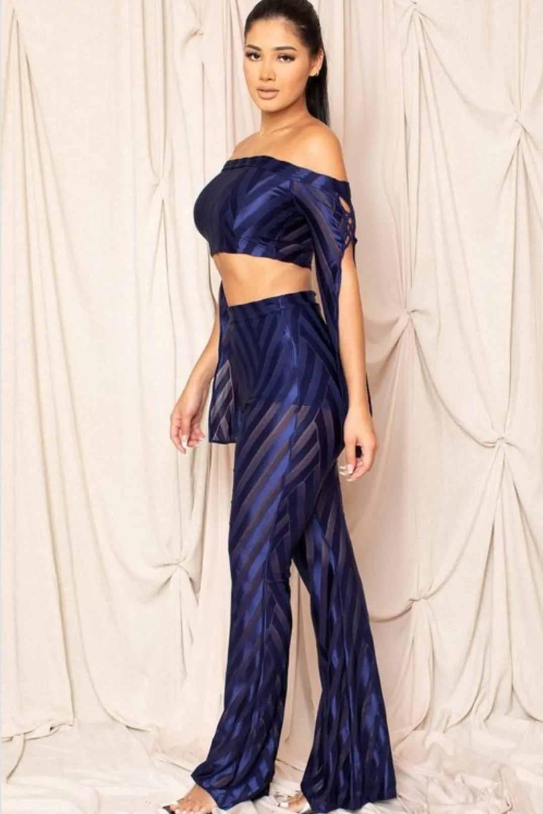 Sexy me Sheer Navy Set