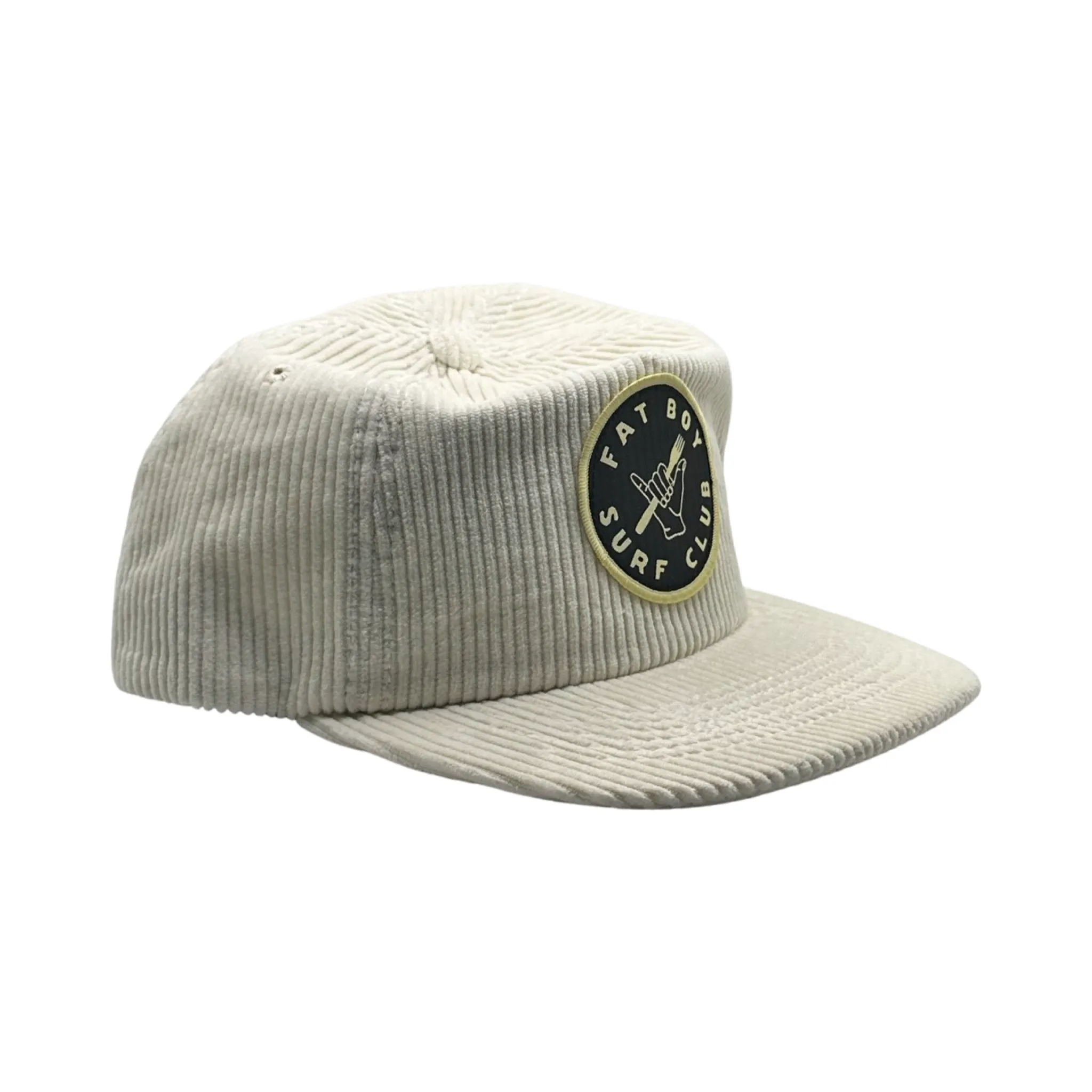 Shaka Fork Corduroy Surf Hat - Bone