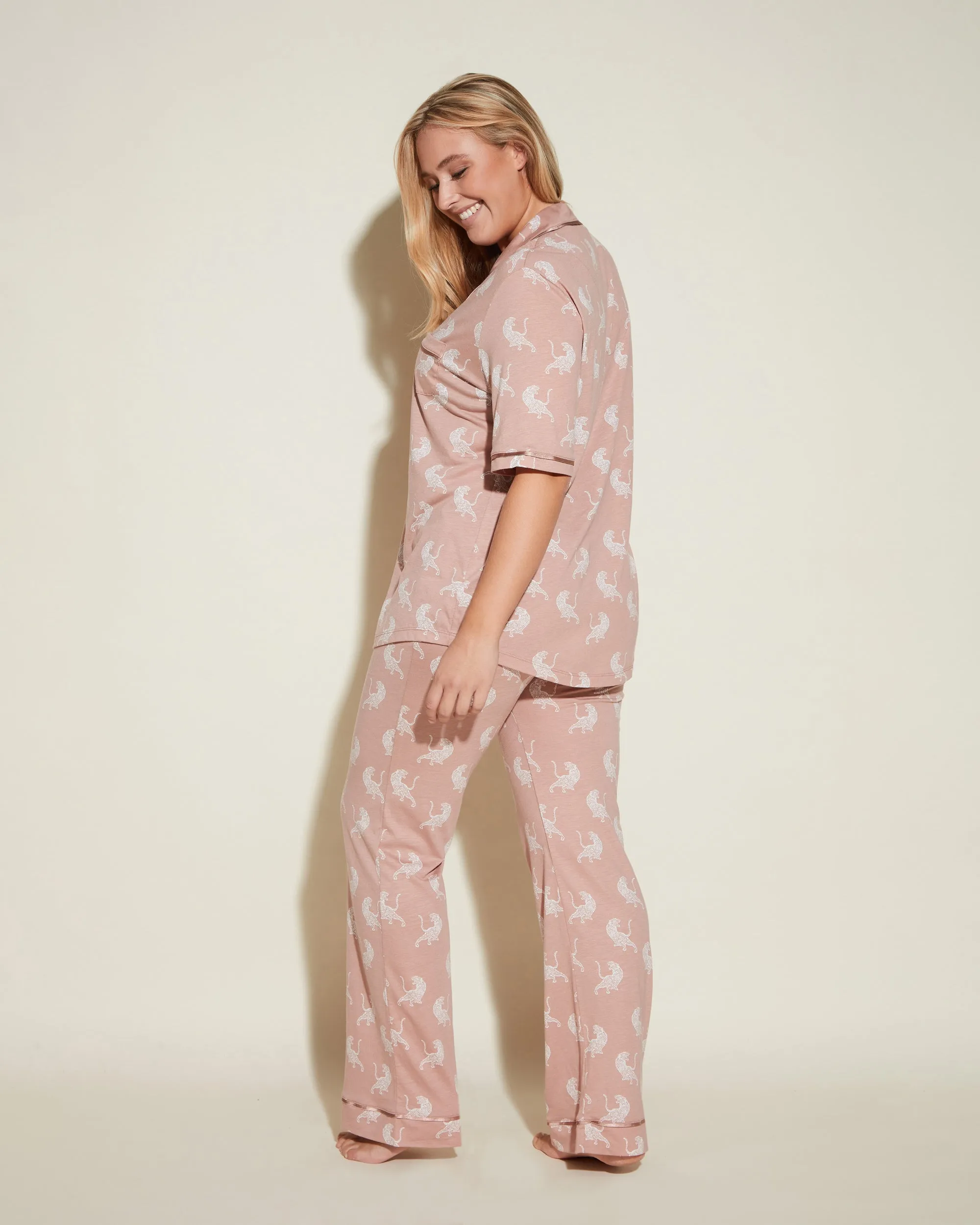 Short Sleeve Top & Pant Pajama Set