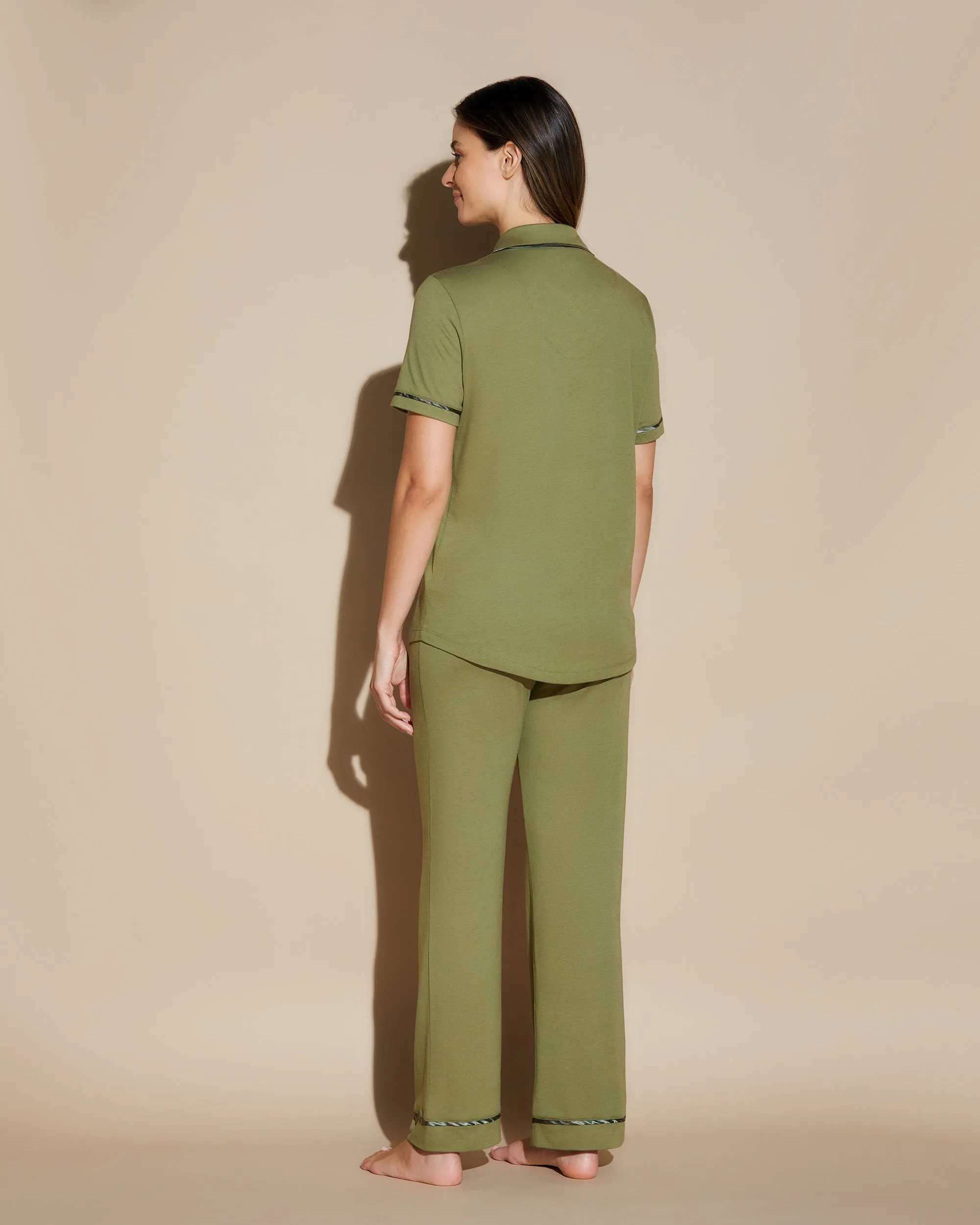 Short Sleeve Top & Pant Pajama Set