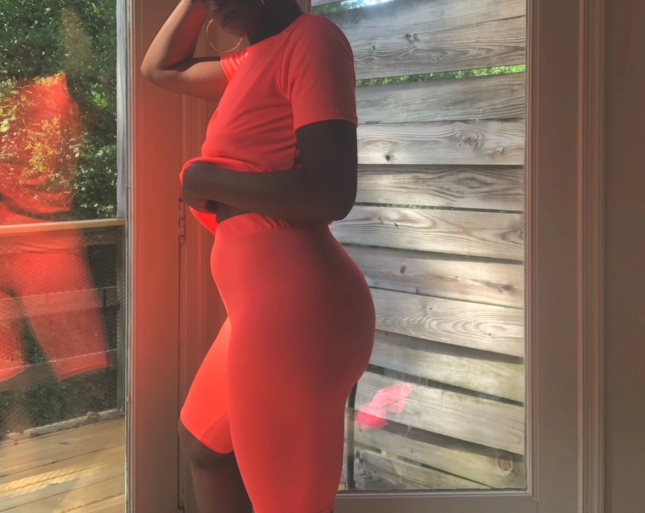 Short Sleeve Top & Shorts Lounge Set
