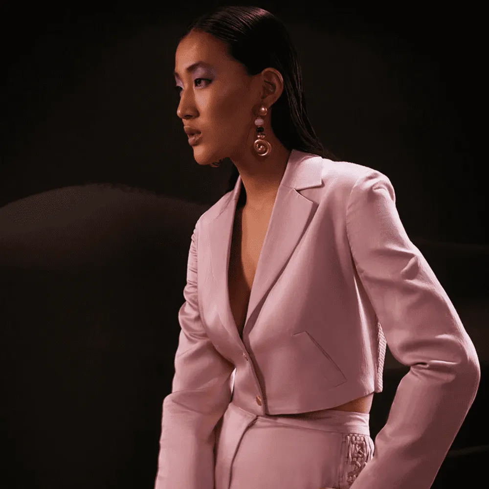 Signature Monogram Co-Ord Set In Pink
