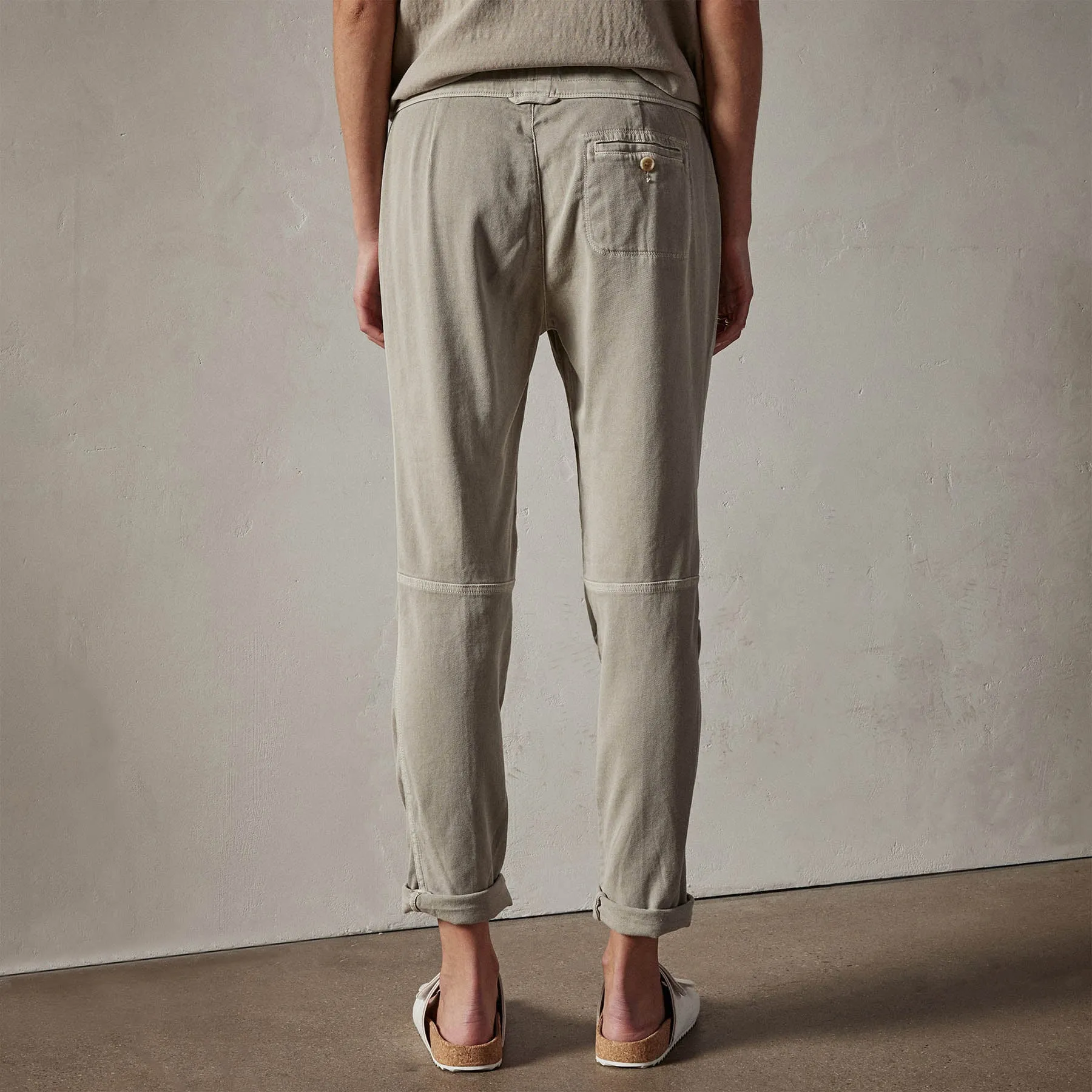 Soft Drape Pant - Driftwood Pigment