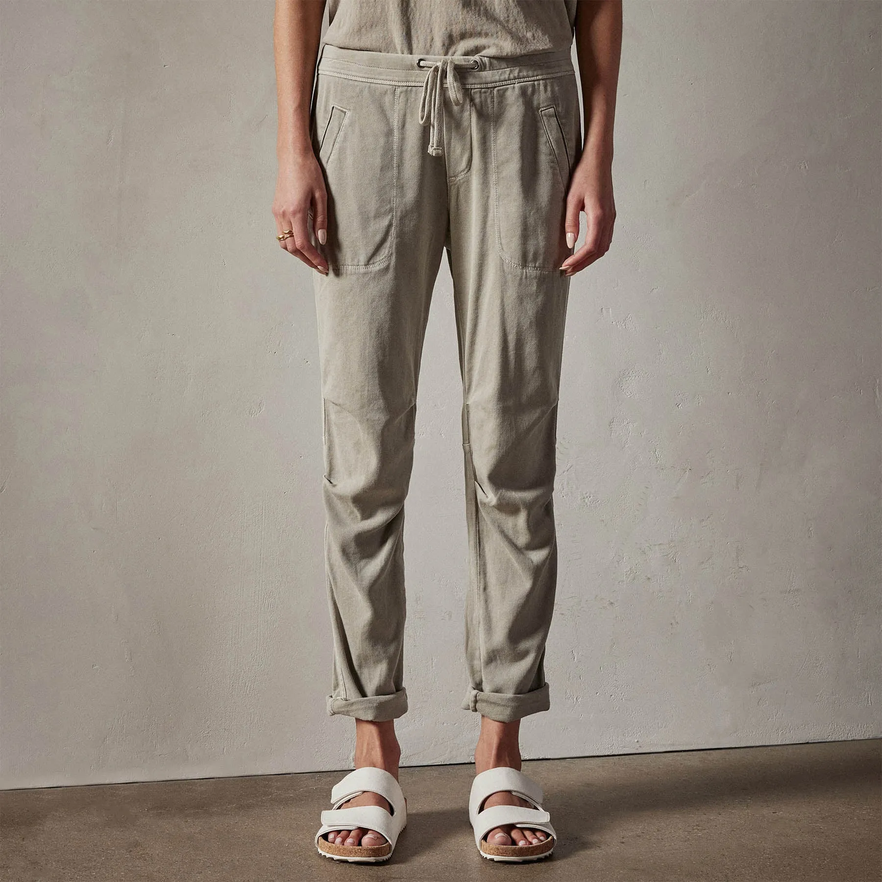Soft Drape Pant - Driftwood Pigment