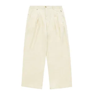 Solid Color Straight Corduroy Sweatpants