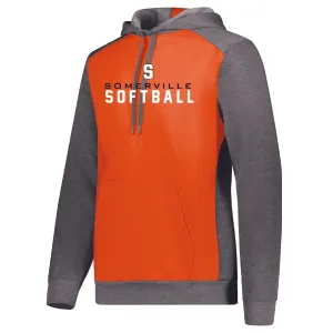 Somerville SOFTBALL 2 Tone Fleece Pullover Hoodie
