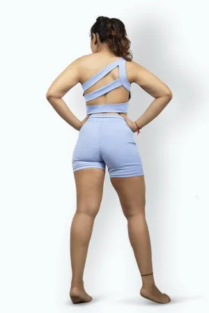 Sonic Q Off Shoulder Tank Top with Back Cuts