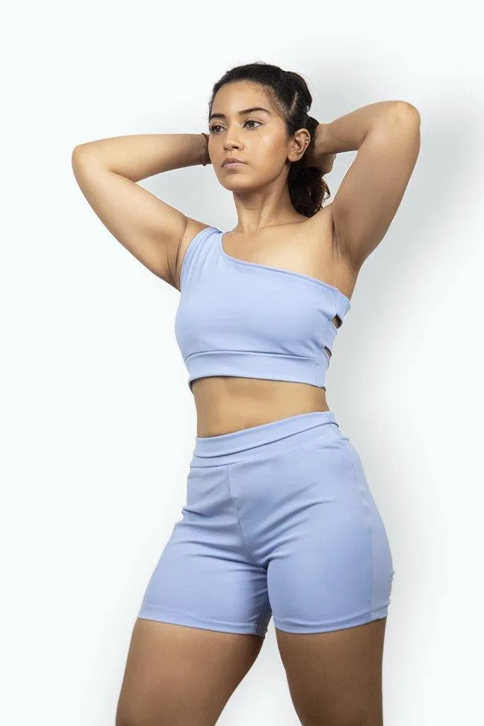 Sonic Q Off Shoulder Tank Top with Back Cuts