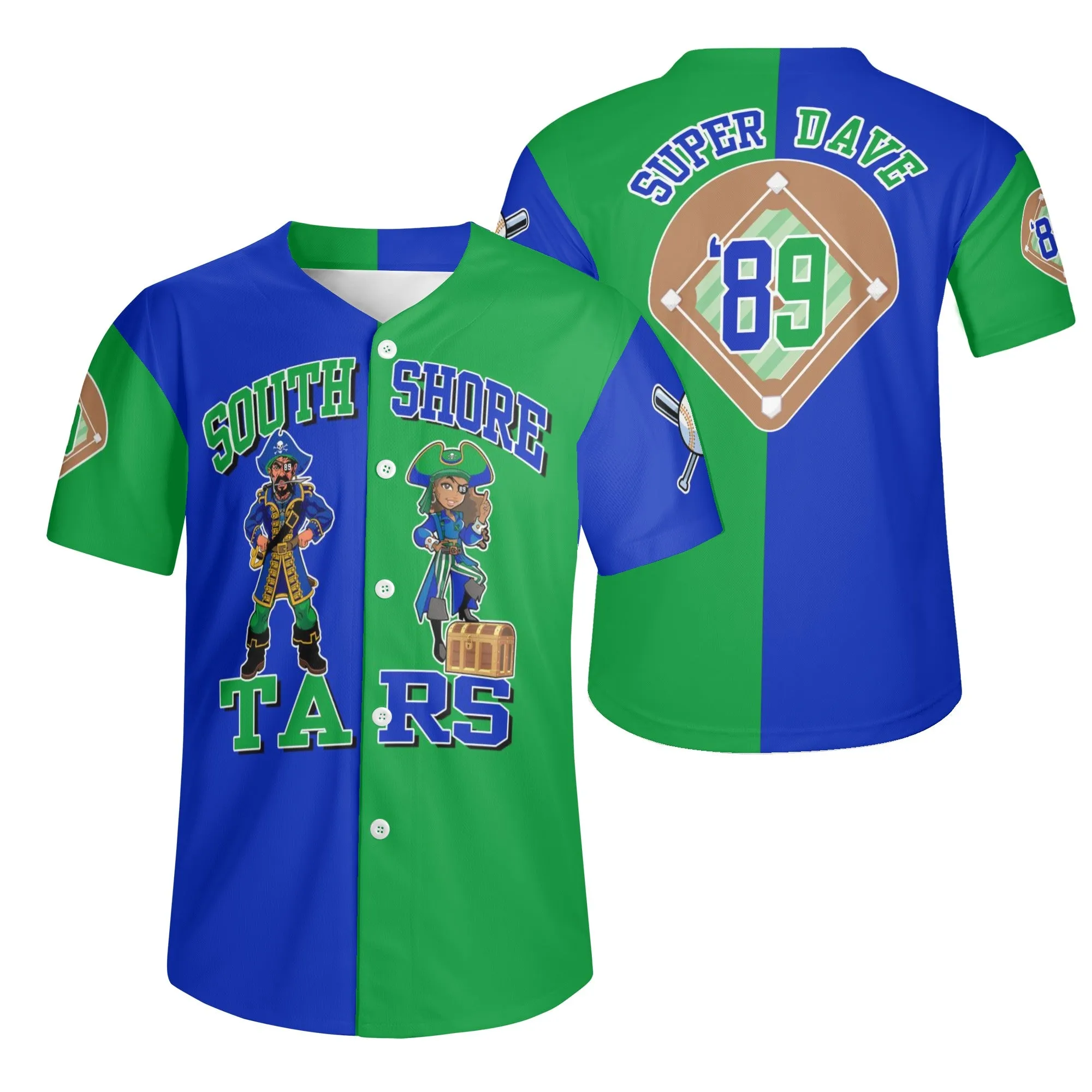 South Shore 89 v1 Short Sleeve Baseball Jersey