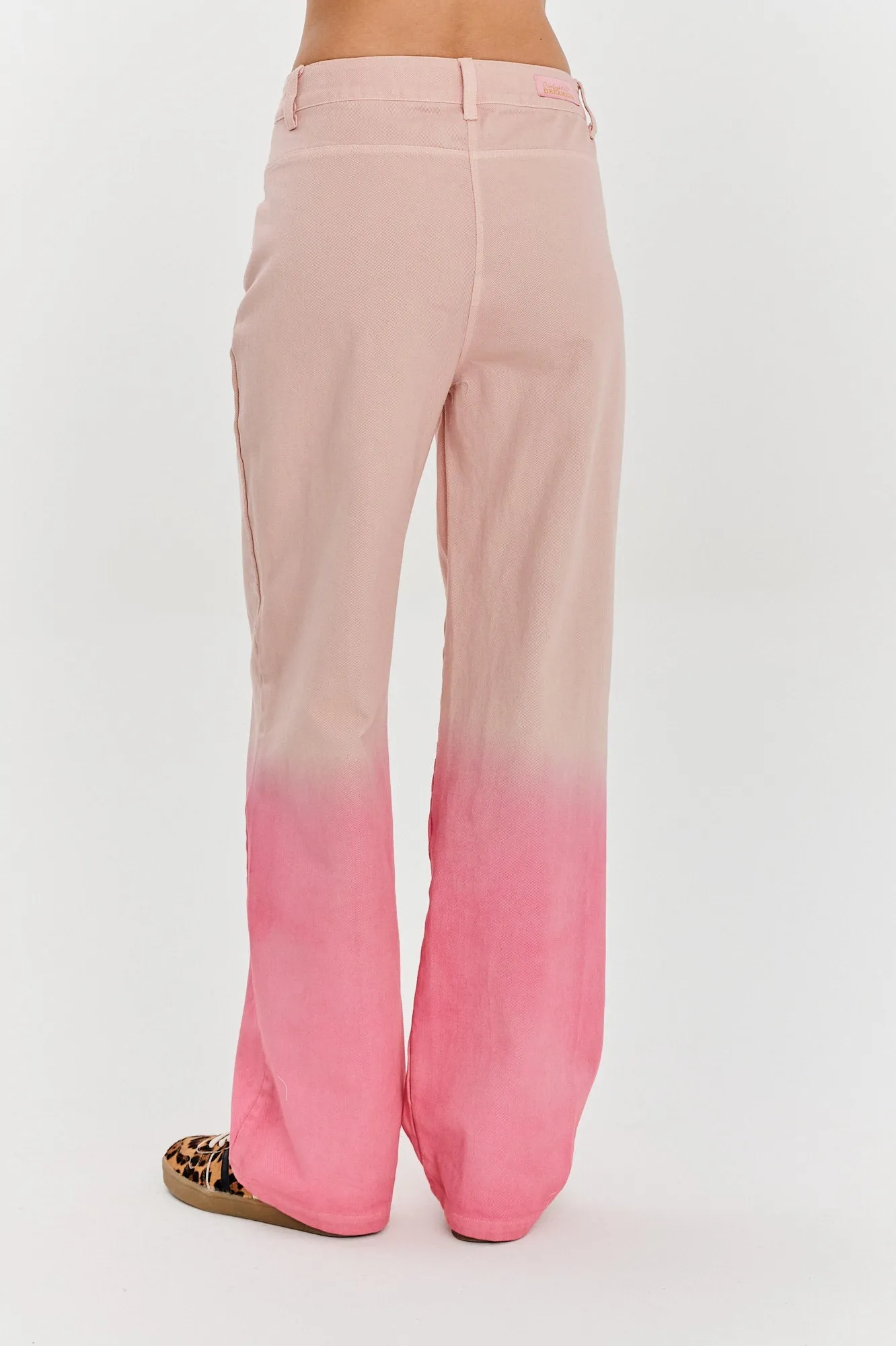 Strawberry Bubblegum denim pants