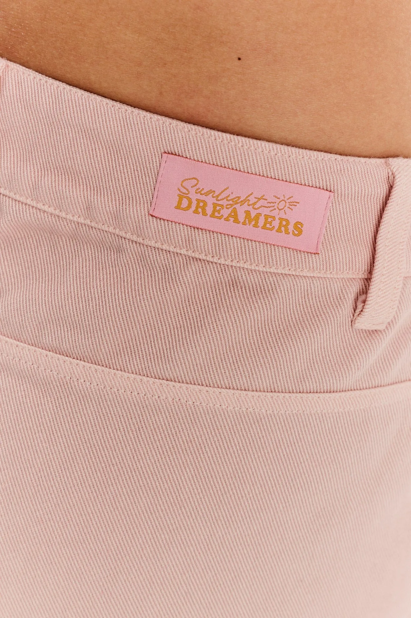 Strawberry Bubblegum denim pants