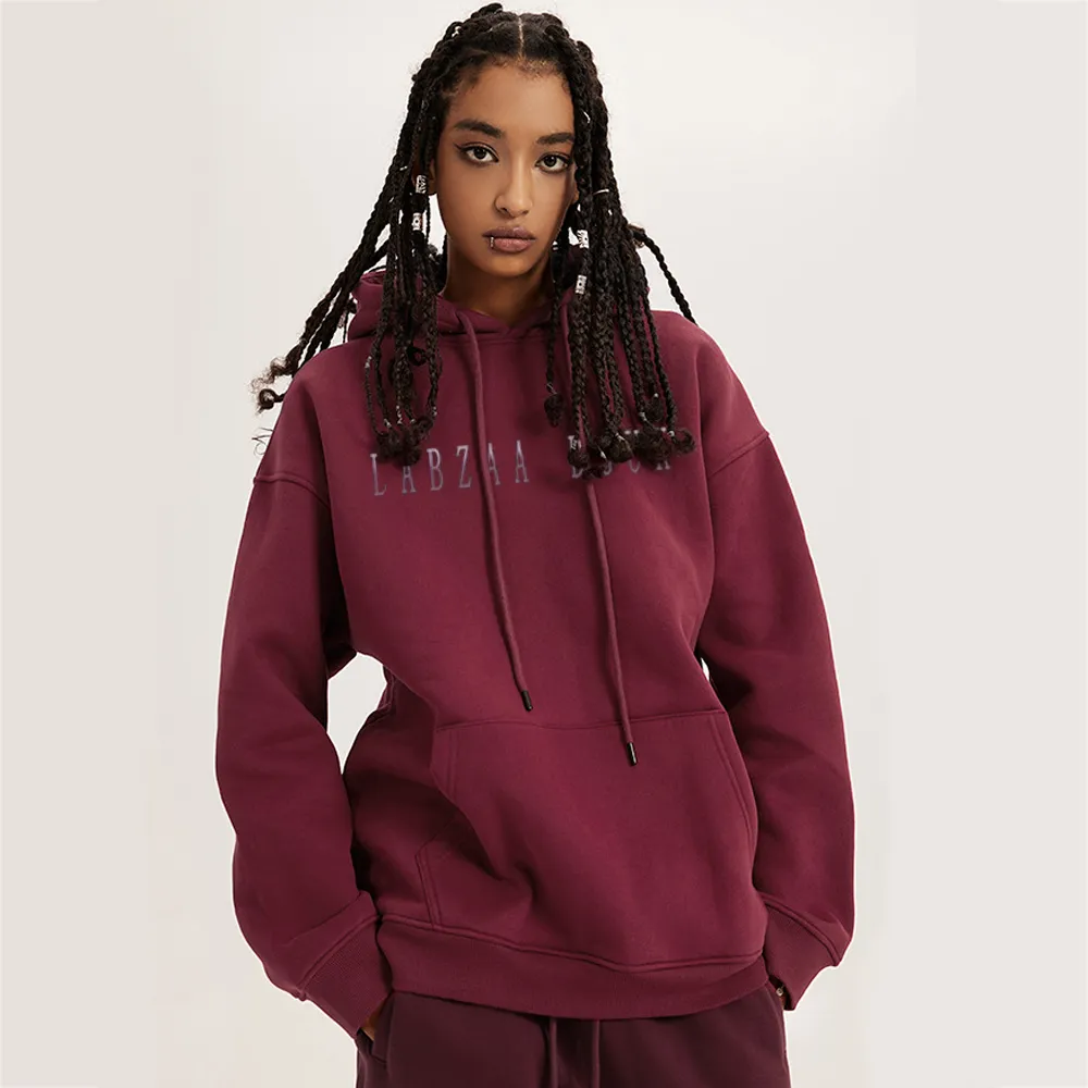 Street Oversize Rose Graphic Hoodie