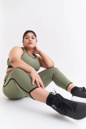 Studio Sports Bra: Olive