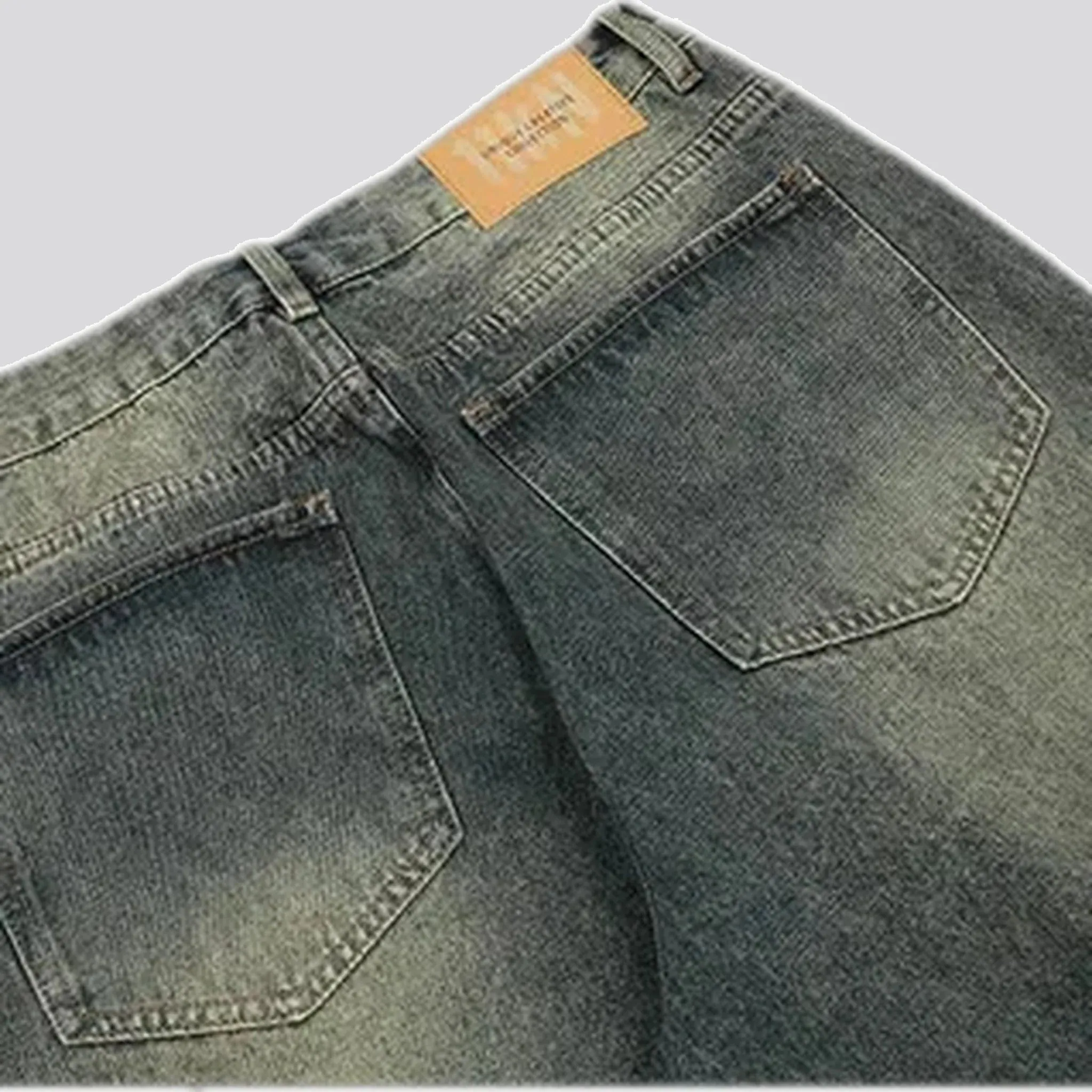 Stylish mid-rise jeans for men