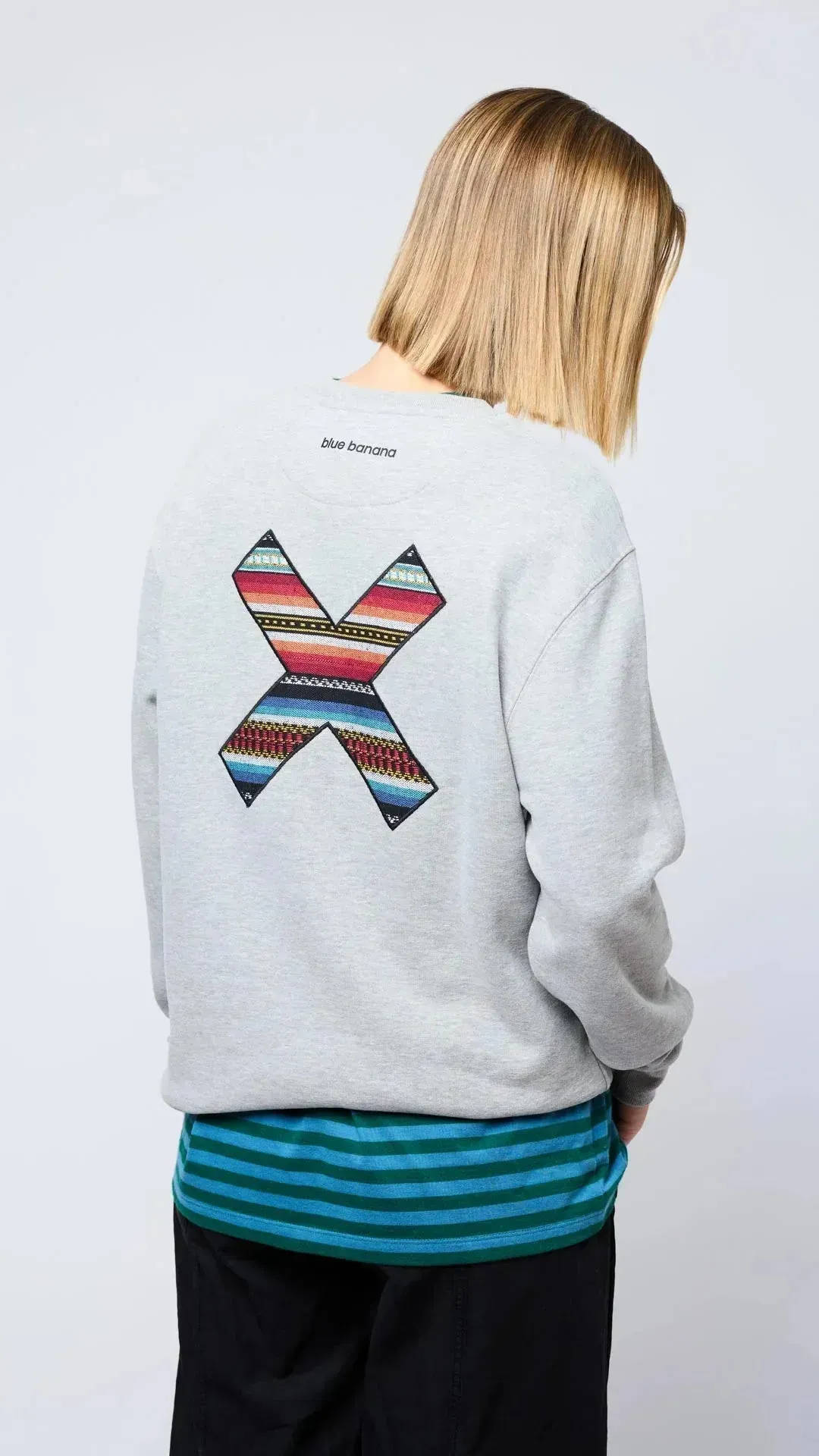 Sudadera BLUE BANANA Crew Classic Grey