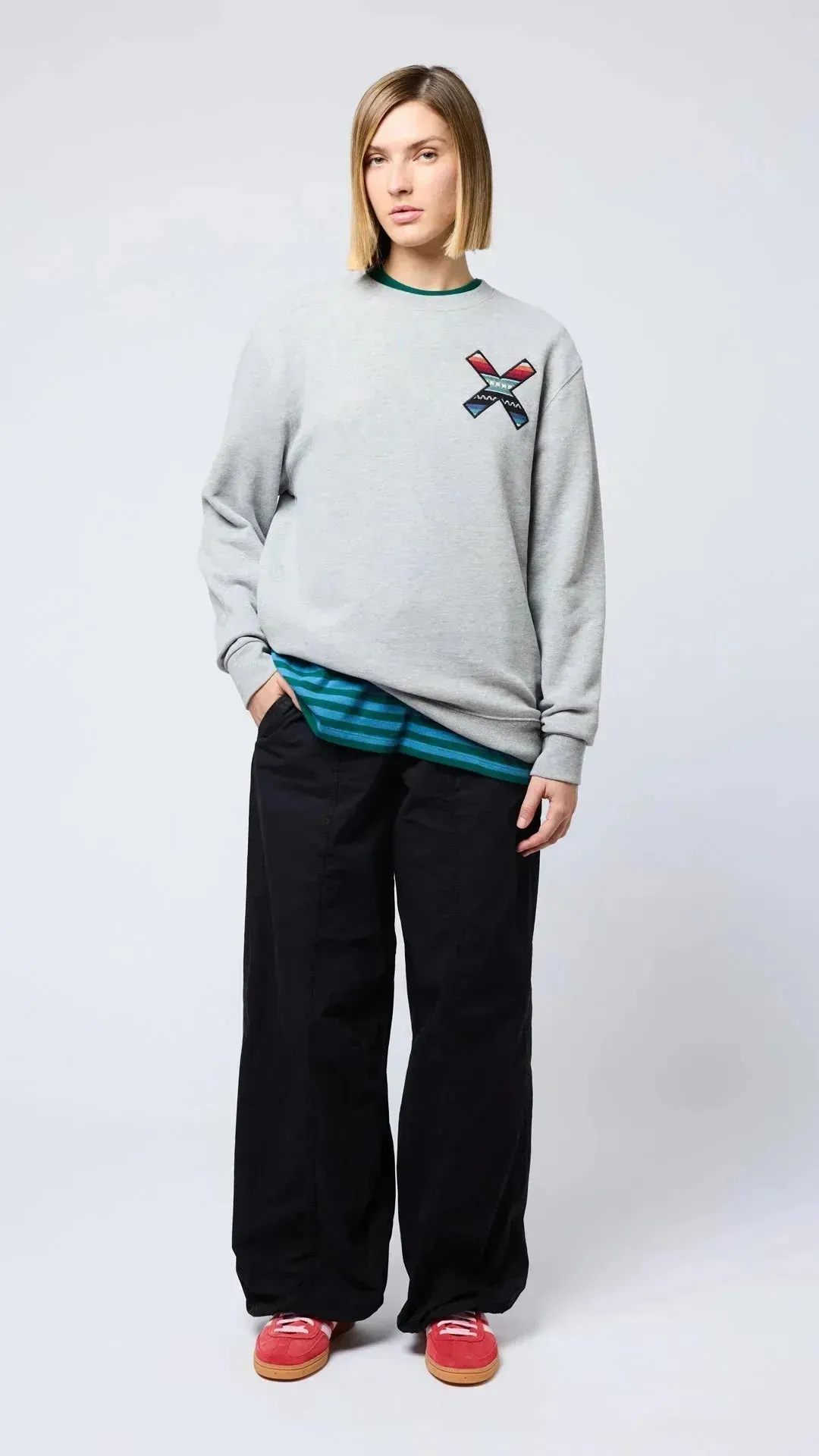 Sudadera BLUE BANANA Crew Classic Grey