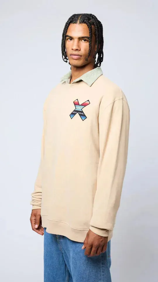 Sudadera BLUE BANANA Crew Classic Sand