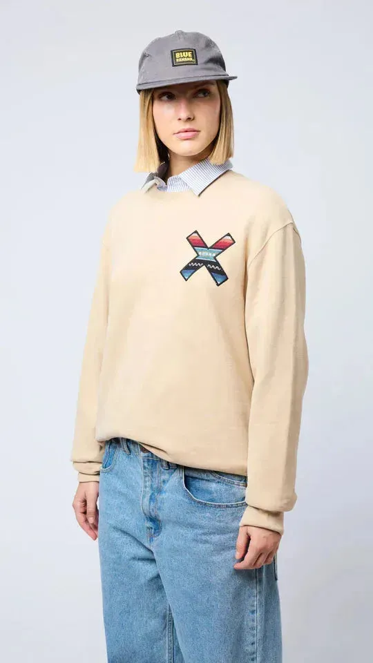 Sudadera BLUE BANANA Crew Classic Sand