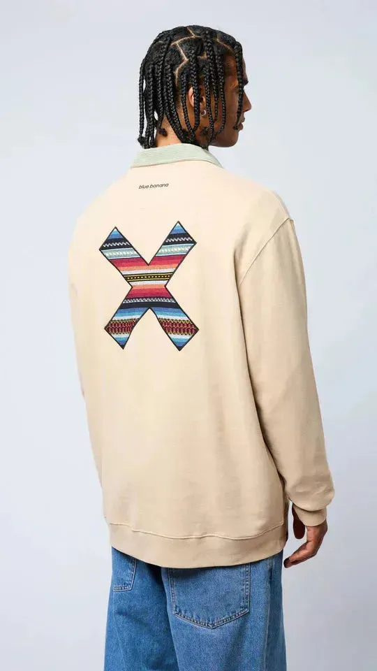 Sudadera BLUE BANANA Crew Classic Sand
