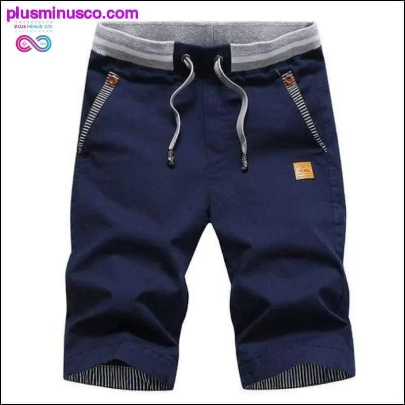 Summer solid casual men cargo plus size 4XL Beach