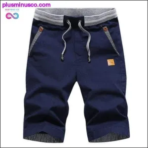 Summer solid casual men cargo plus size 4XL Beach