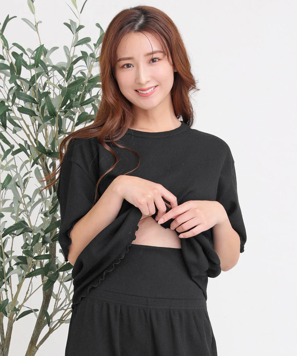 Summer Waffle with a Belly Warmer Top and Bottom set