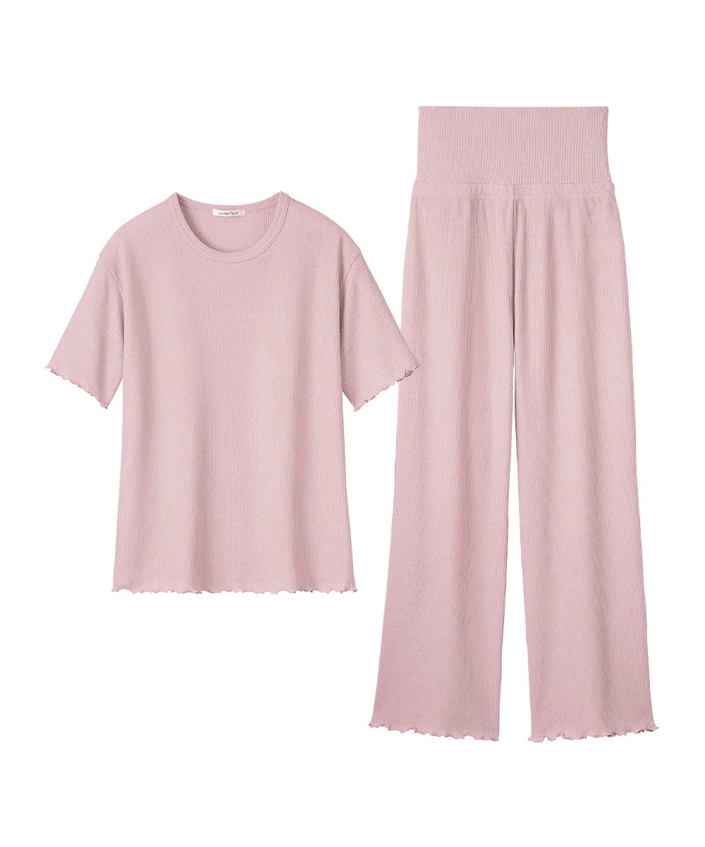 Summer Waffle with a Belly Warmer Top and Bottom set
