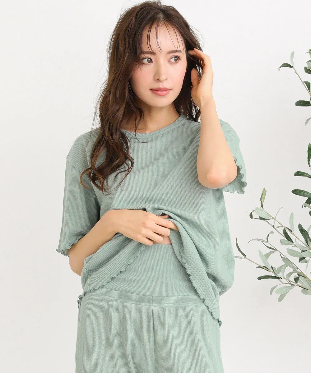 Summer Waffle with a Belly Warmer Top and Bottom set