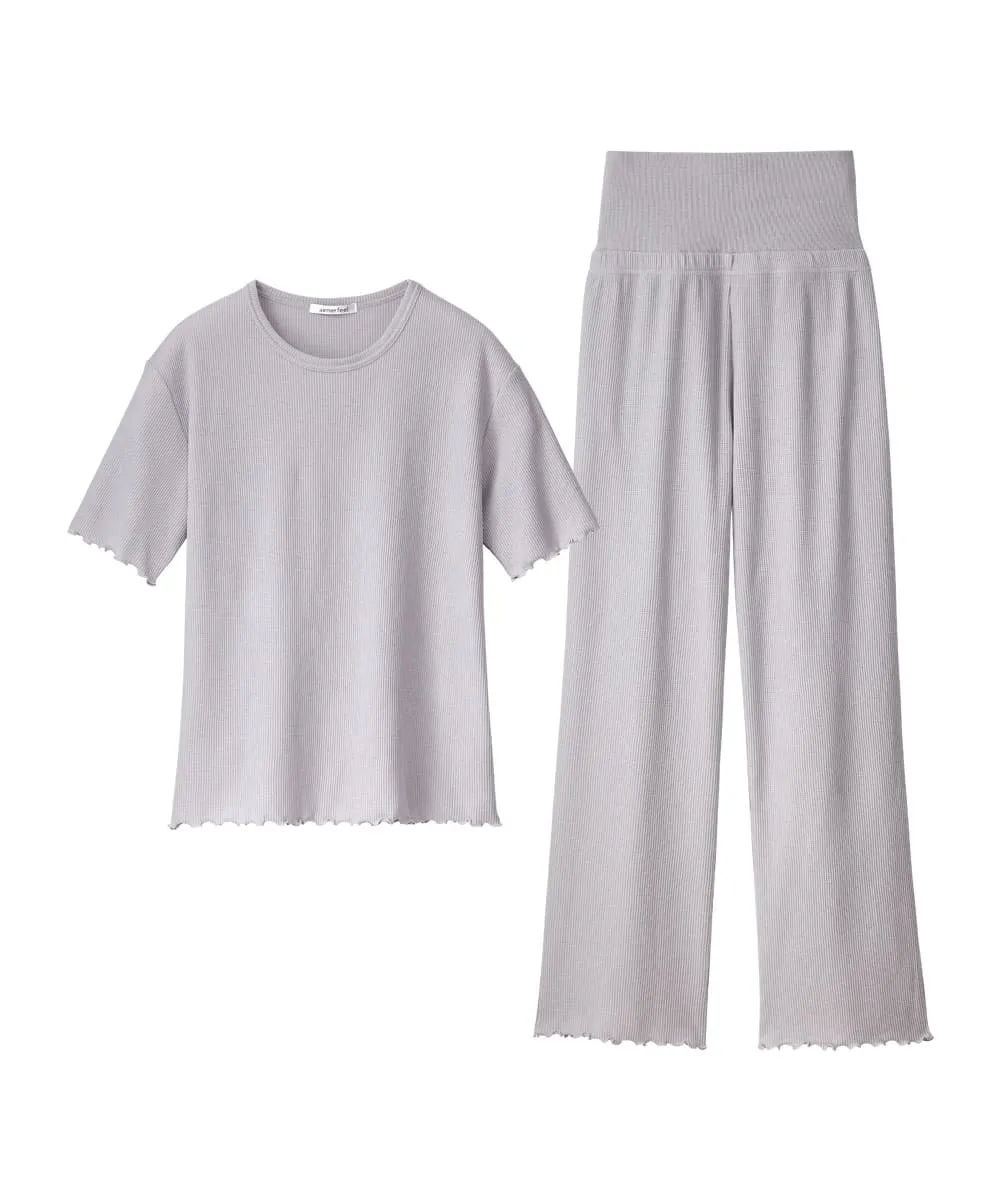 Summer Waffle with a Belly Warmer Top and Bottom set