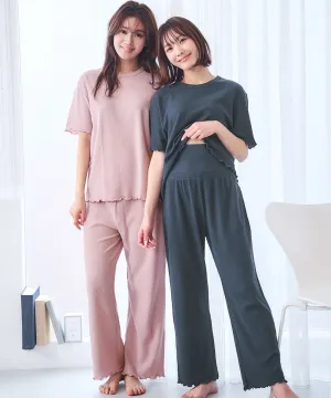 Summer Waffle with a Belly Warmer Top and Bottom set
