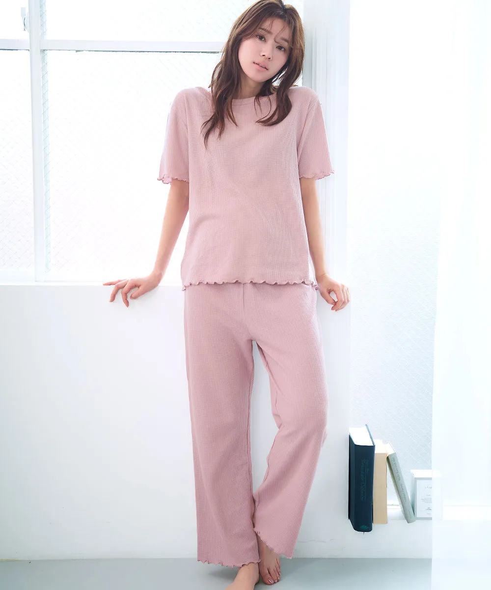 Summer Waffle with a Belly Warmer Top and Bottom set