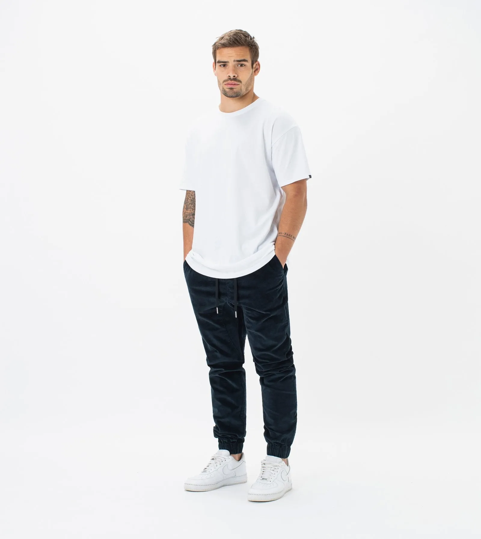 Sureshot Corduroy Jogger Ink Blue Pants
