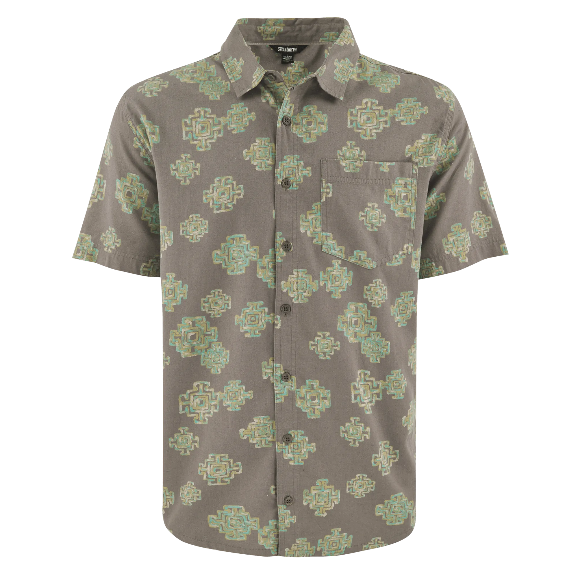 Tharu Short Sleeve Shirt - Monsoon Mandala