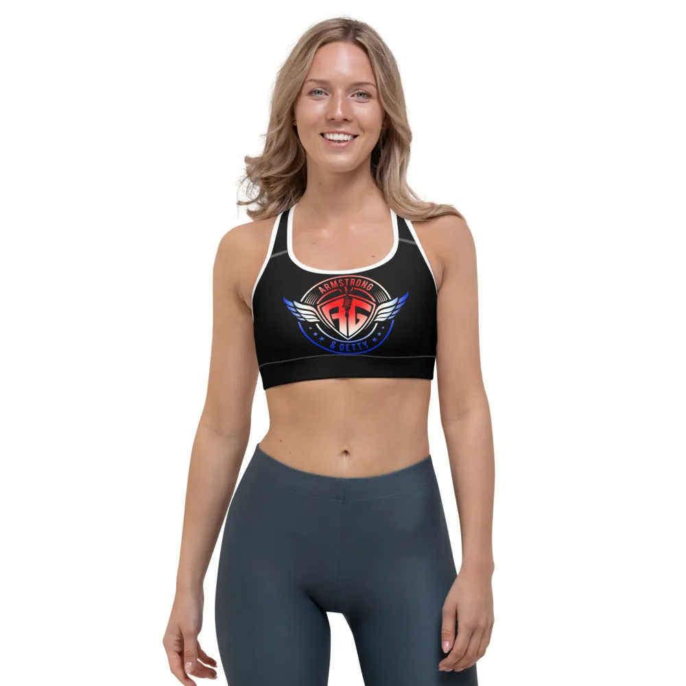 The A&G Air Force Patriot Sports bra