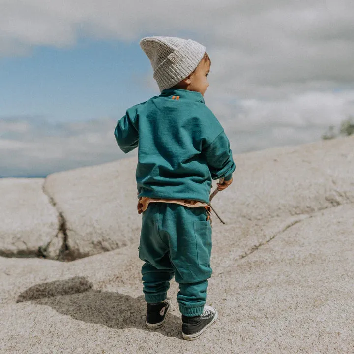 The Aspen Sweatshirt - Dark Aqua - KIDS