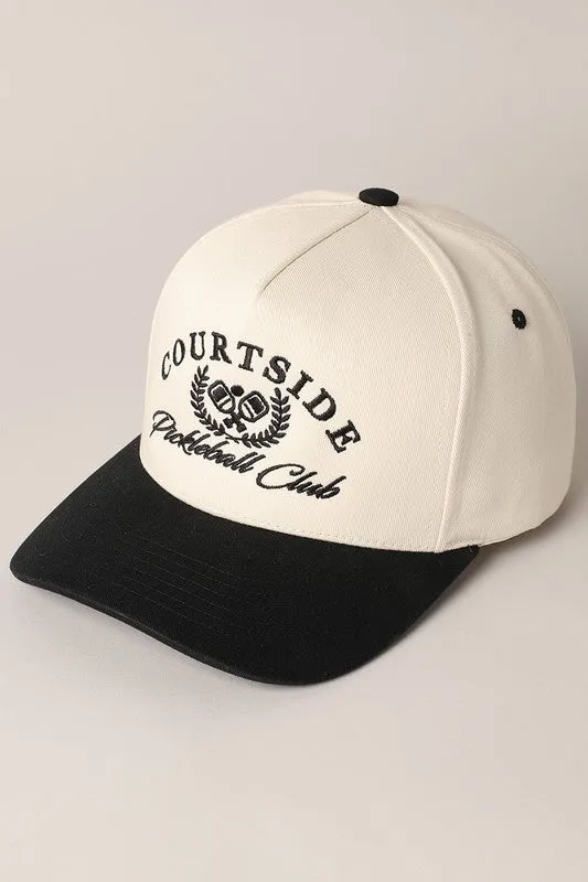The 'Courtside Pickleball Club' Two Tone Trucker Hat