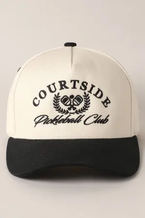 The 'Courtside Pickleball Club' Two Tone Trucker Hat