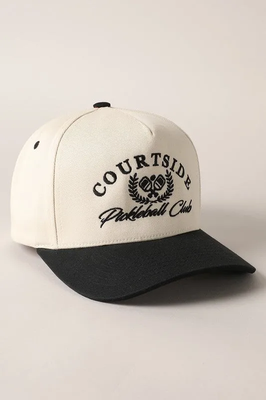 The 'Courtside Pickleball Club' Two Tone Trucker Hat