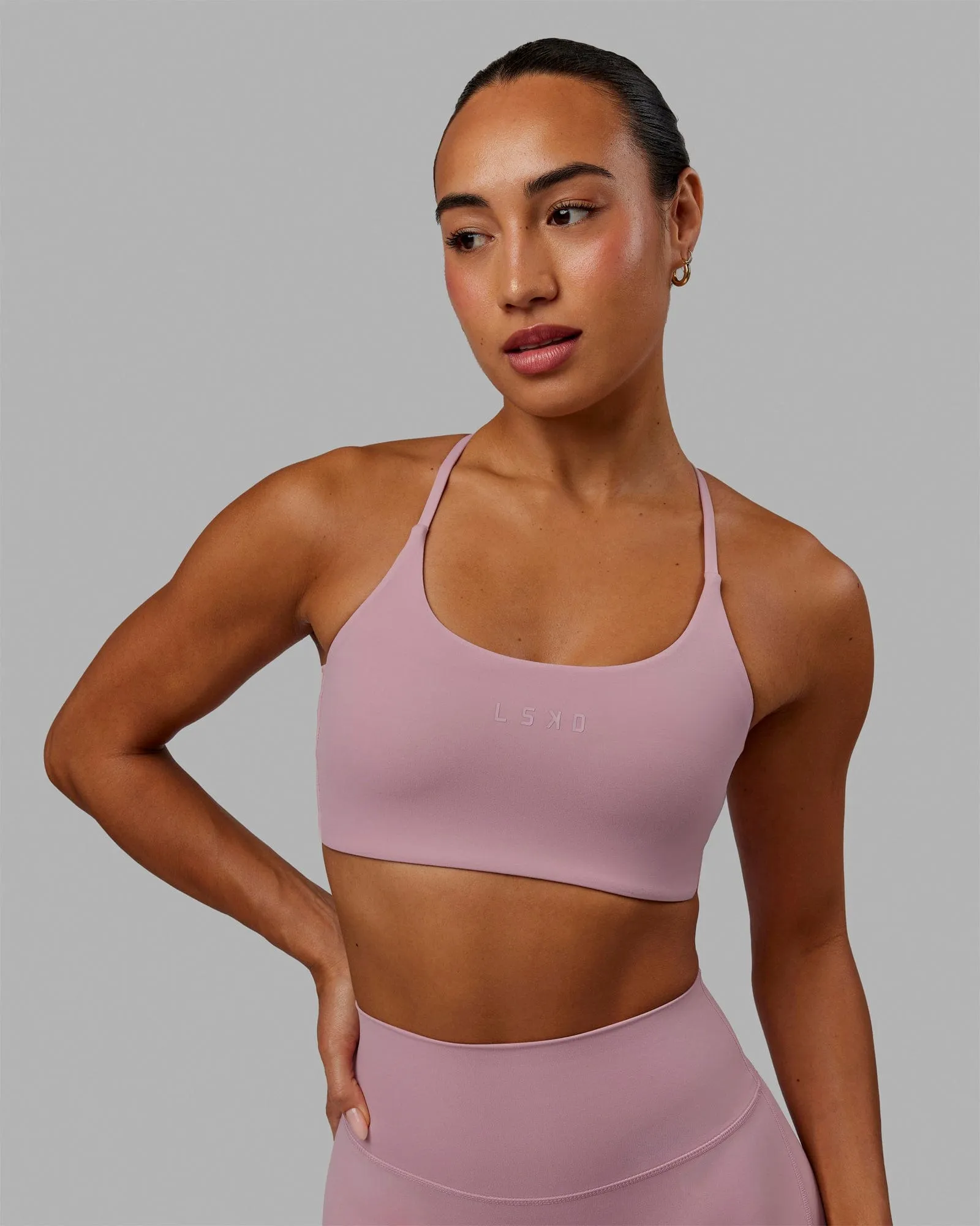 Twist Sports Bra - Cosmetic Pink