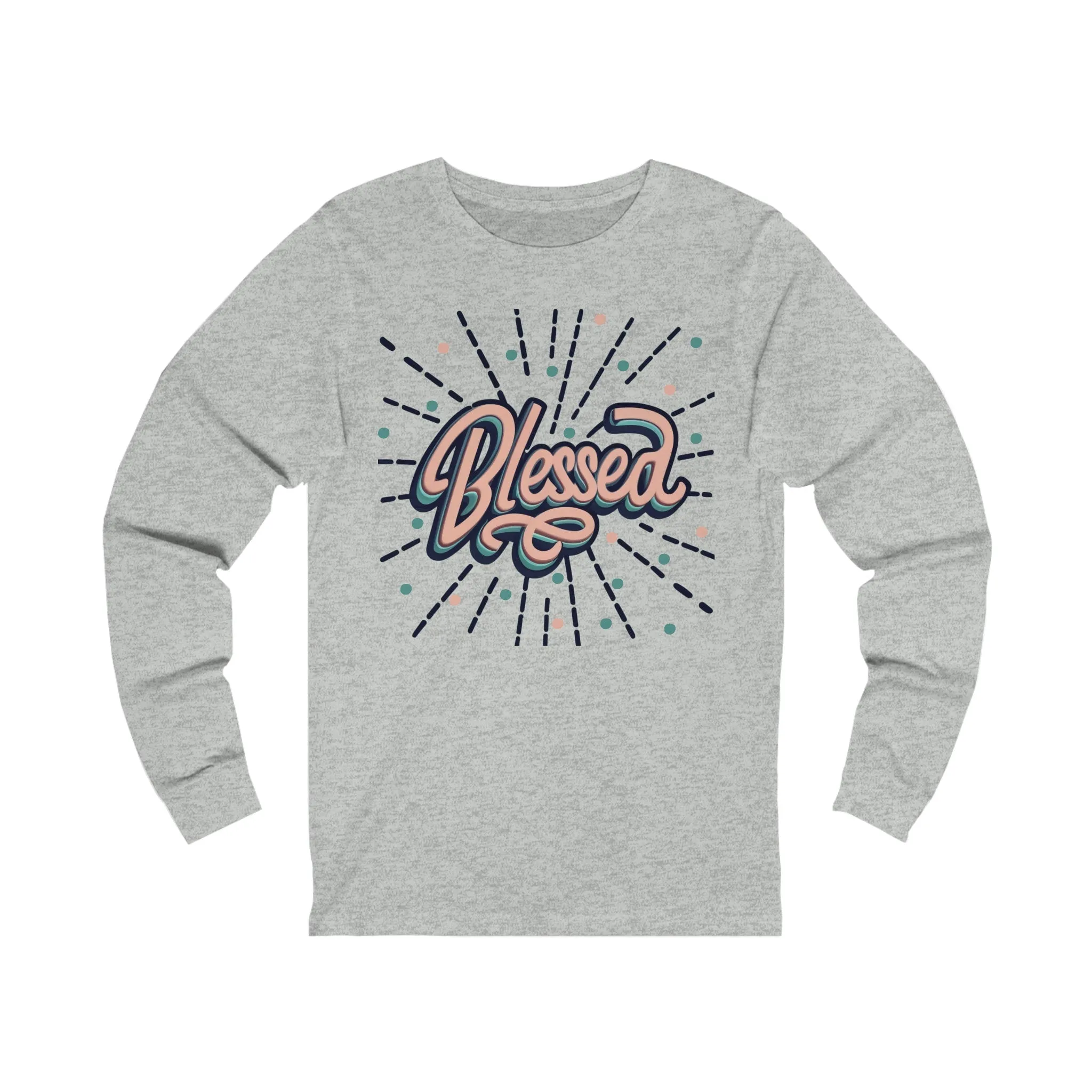 Unisex Jersey Long Sleeve Graphic Tee Blessed