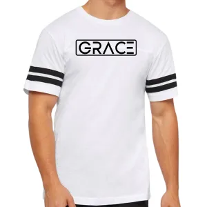 Unisex Vintage Sport Graphic T-Shirt – Grace Christian Black Illustration