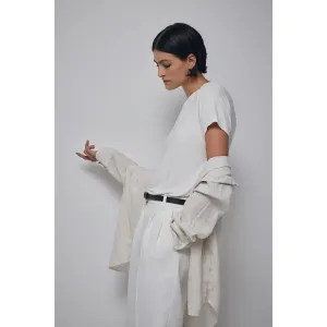 Velvet by Jenny Graham Solana Modal Jersey Short Sleeve Tee in White
