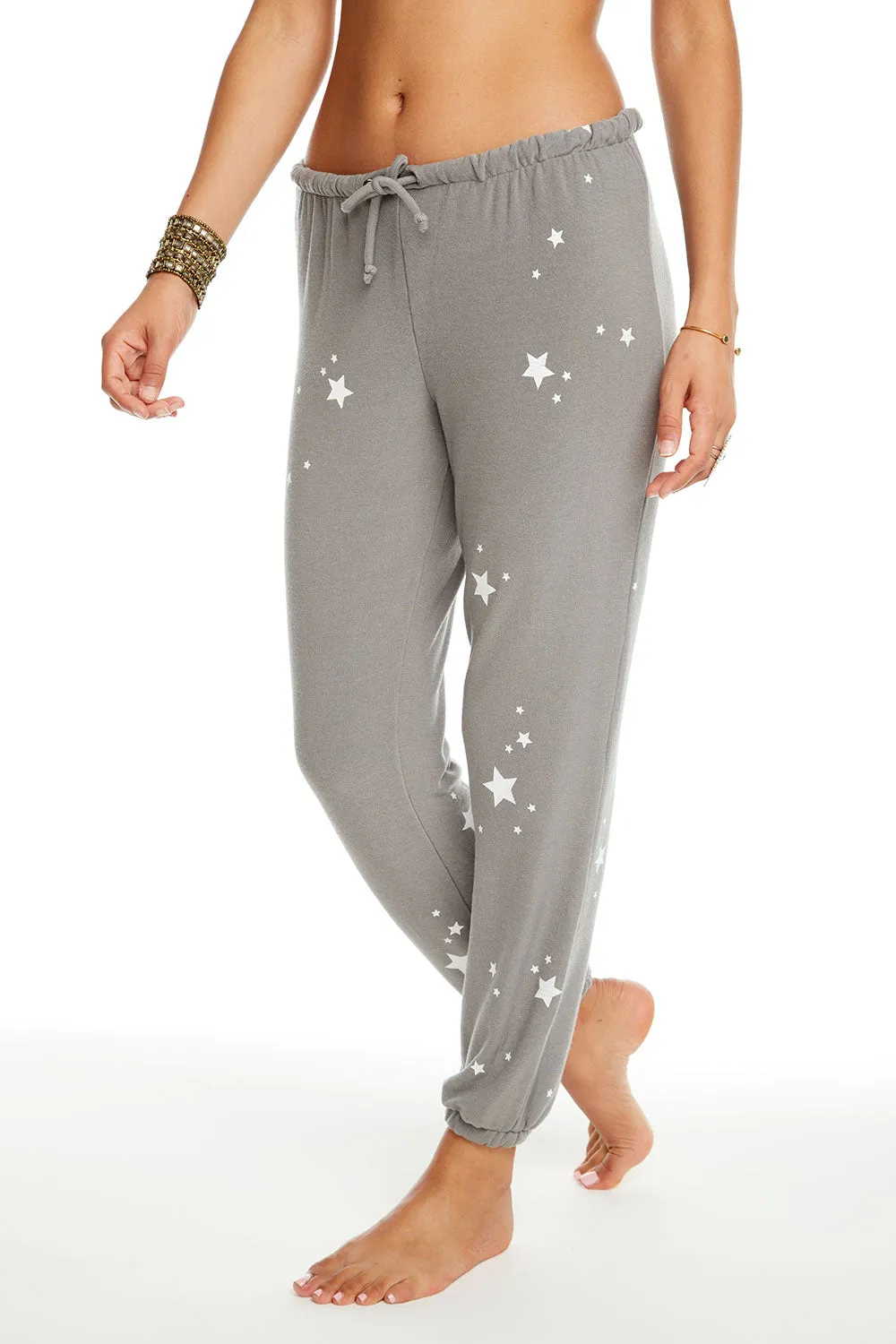 White Stars Joggers