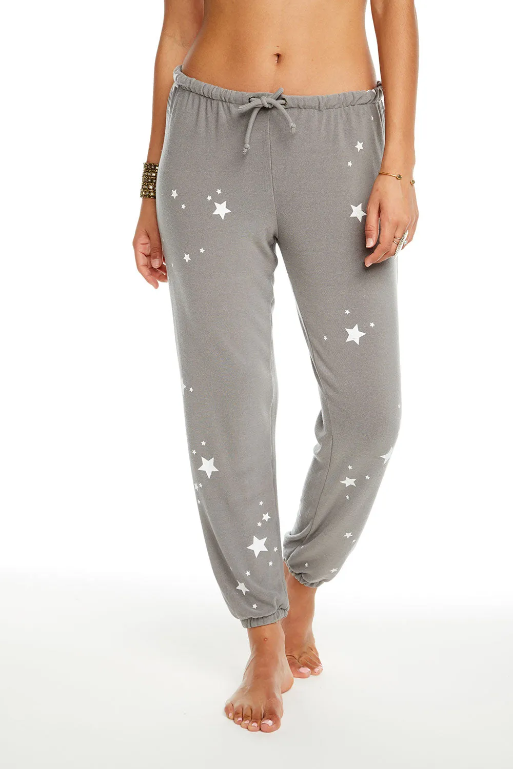 White Stars Joggers
