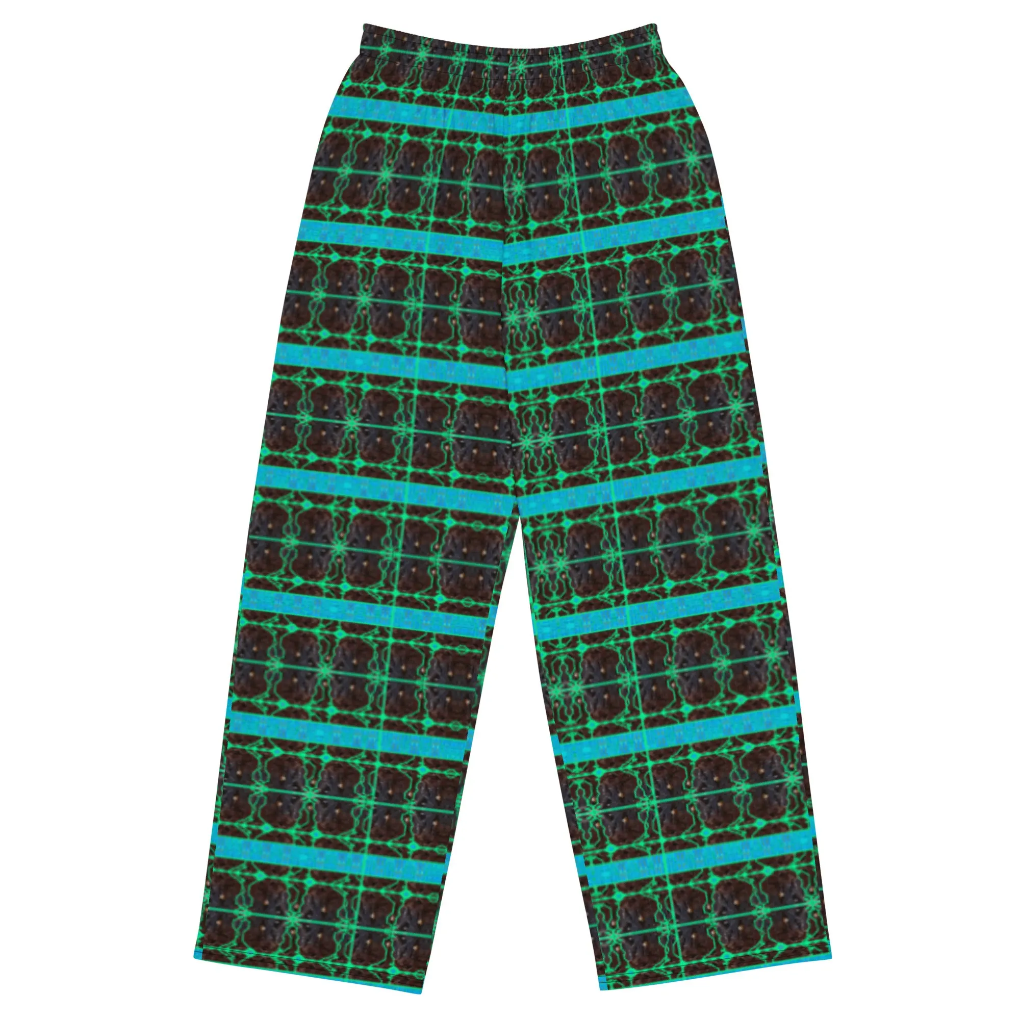 Wide-Leg Pants (Unisex)(Tree Link Stripe) RJSTH@Fabric#10 RJSTHS2022 RJS