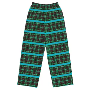 Wide-Leg Pants (Unisex)(Tree Link Stripe) RJSTH@Fabric#10 RJSTHS2022 RJS