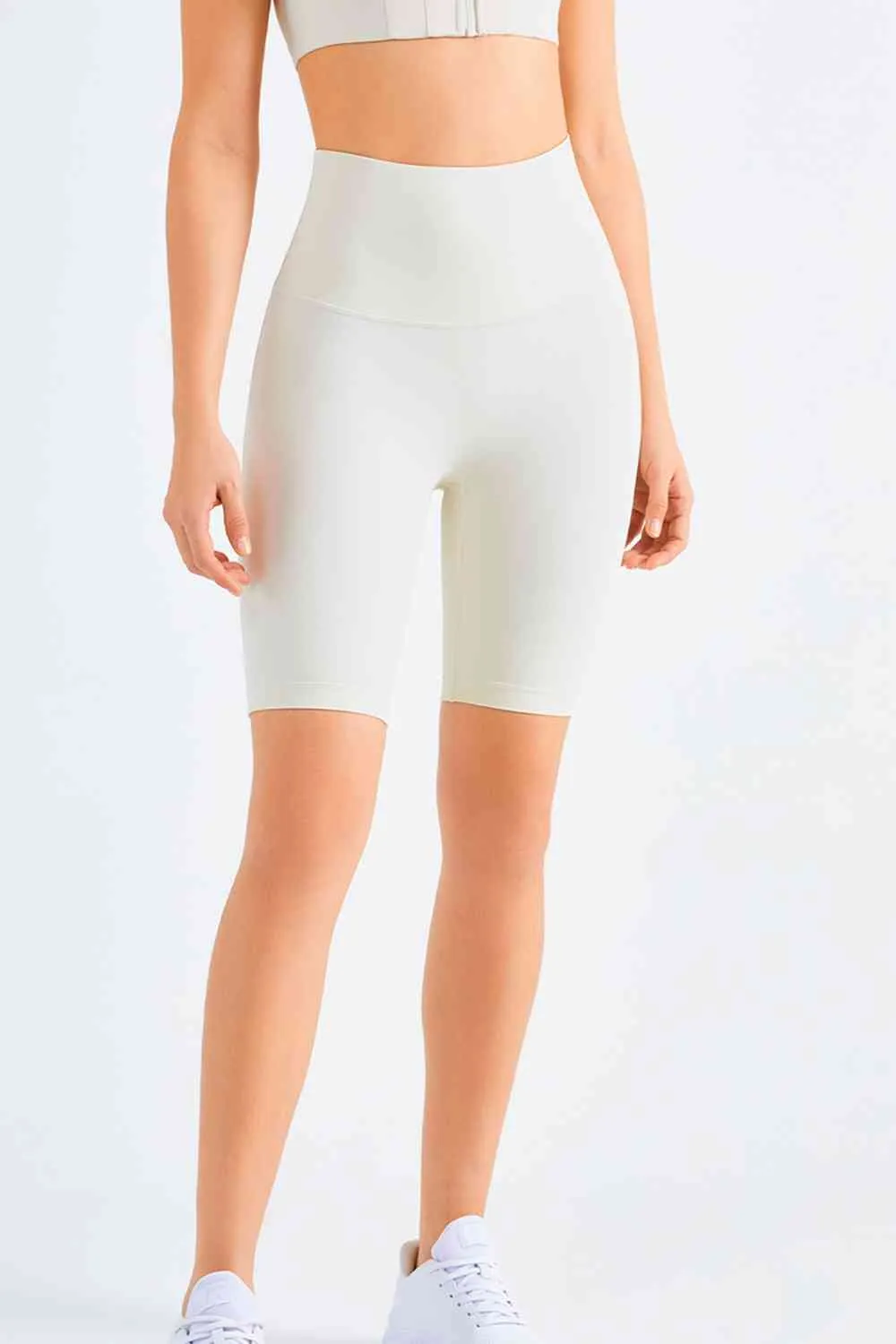 Wide Waistband Sports Shorts