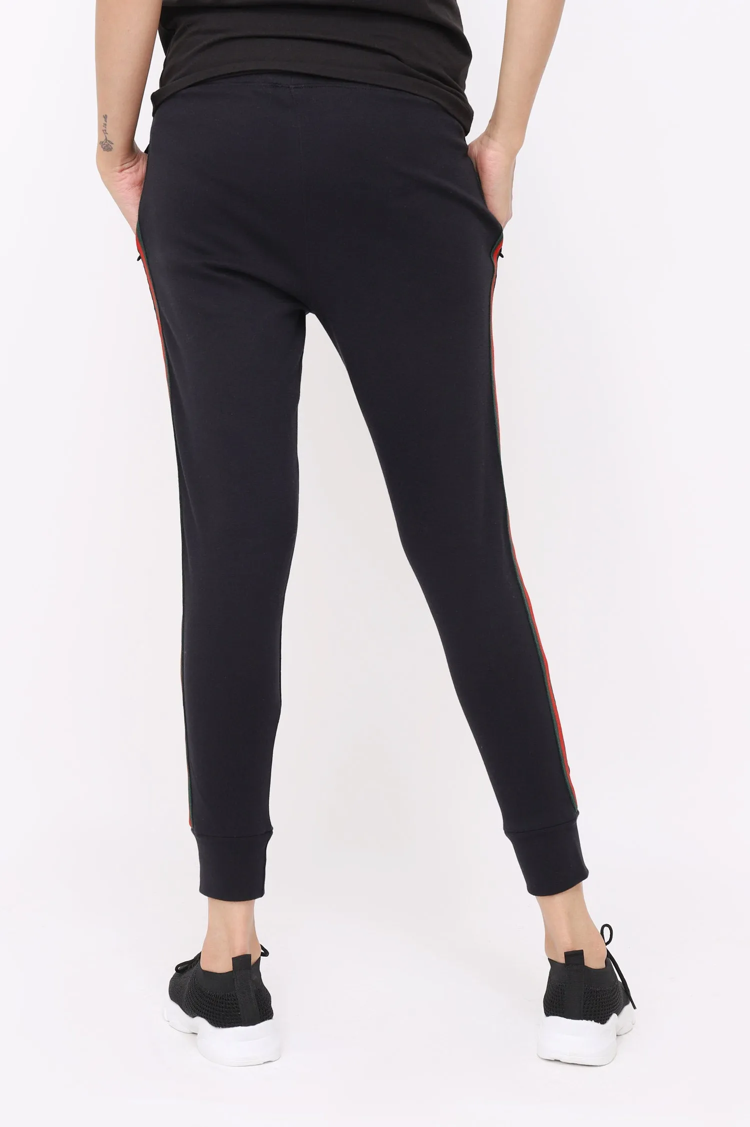 WOMEN JOGGER PANT-BLACK-GREEN-RED